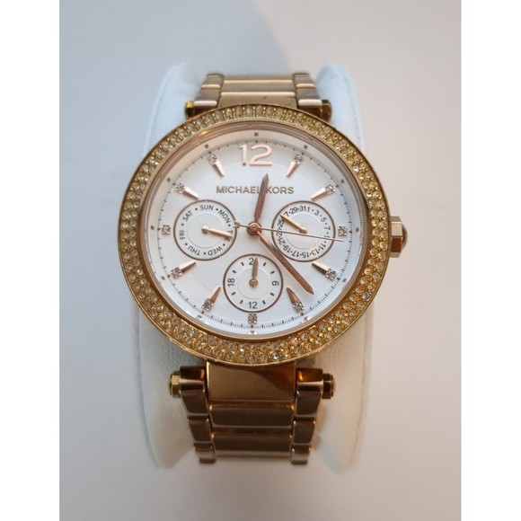 Michael kors parker rose gold women's watch mk5781 - Picture 1 of 3